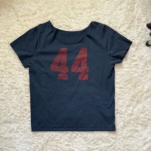 John Galt Oversized Off Shoulder Top